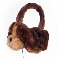 Happy Trails Plush Puppy Stereo Headphones