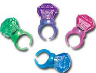 1" Diamond Light Up Ring Assortment Case Pack 48