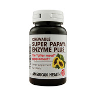 American Health Super Papaya Enzyme Plus Chewable - 90 Chewable Tablets