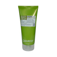 Giovanni Moisturizing Shave Cream All Skin Types Men and Women Refreshing Invigorating Tea Tree and Mint - 7 fl oz