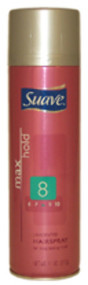 Unisex Suave Max Hold 8 Unscented Hair spray