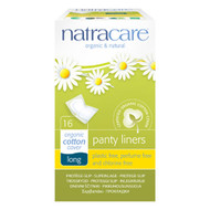 Natracare Panty Liner - Long - Wrapped - 16 Count