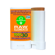 Raw Elements Sunscreen - Eco Tint - Stick - 30 Plus  - .60 oz