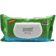 Seventh Generation Baby Wipes - Free and Clear - 64 Count
