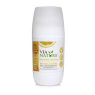 Via Nature Deodorant - Roll On - Sweet Orange Lemongrass - 2.5 fl oz