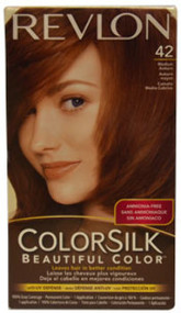 Unisex Revlon colorsilk Beautiful Color #42 Medium Auburn Hair Color