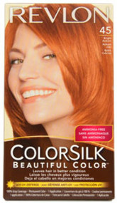 Unisex Revlon colorsilk Beautiful Color #45 Bright Auburn Hair Color