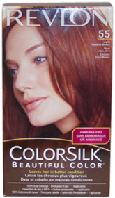 Unisex Revlon colorsilk Beautiful Color #55 Light Reddish Brown Hair Color