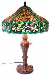 Tiffany-style Chocolate Table Lamp