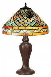 Tiffany-style Geometric Table Lamp