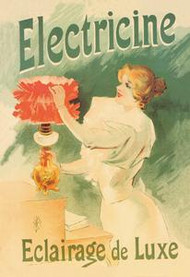 Electricine, Luxury Lighting (Framed 20 x 30 paper poster.)