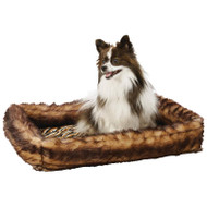 Maxam&trade; Pet Club Reversible Faux Mink Pet Bed