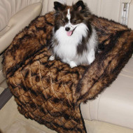 Maxam&trade; Pet Club Faux Mink Car Seat Cover