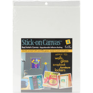 Stick-On Artist Canvas 4/Pkg-8"X10"