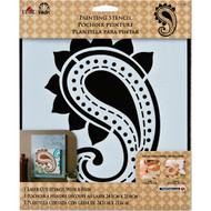 FolkArt Painting Stencil 8.5"X10"-Paisley