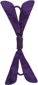 Extreme Bow' Squeek Pet Rope Toy- Purple