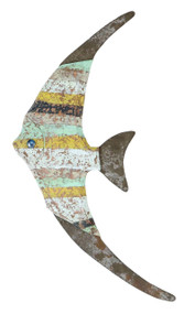 Wood Fish Wall D?cor with Beautiful Fish Styled Design