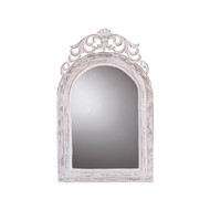 Koehlerhomedecor Arched Top White Wall Mirror