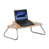 Angle Adjustable Laptop Computer Table with Dark Natural Top [NAN-JN-2779-GG]