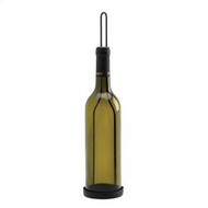 Amber Wine Bottle Candle Holder (pack of 1 EA)