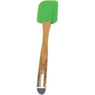 Cat Cora Silicone Spatula With Cat Cora Acacia Handle (green) (pack of 1 Ea)