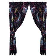 Monster High Curtain Set Right to Fright Window Panels