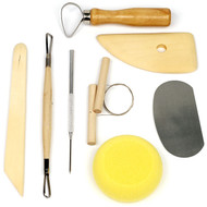 Stalwart&#8482; 8 Piece Pottery & Clay Modelling Tool Sculp