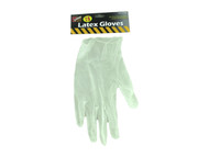 6 Piece latex gloves (Case of 36)