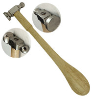 10.5" Ballpein Chasing Forged Hammer with Wooden Handle - 1.5" striking surface :  ( Pack of  8 pcs. )