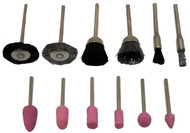 12 PIECE MINI BRUSH POLISHING TOOLS :  ( Pack of  12 Pcs )