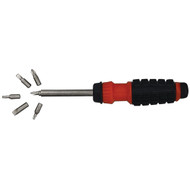 HB SMITH TOOLS VSC61 6-in-1 Neon Screwdriver