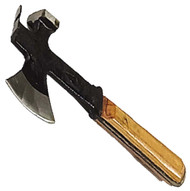 12" Multi-purpose Axe With Hammer Head And Crow Bar Tip - Wooden Handle :  ( Pack of  1 Pc )