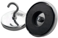 2" Diameter Base, 8 Lb Capacity Magnet With Hook For All Types Of Handy Uses :  ( Pack of  1 Pc )