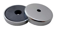 1 "Diamemter Disc Shaped Magnet (Hole In The Center) ,With 8 Lb Lifting Capacity :  ( Pack of  1 Pc )