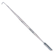 7 3/8" Stainless Steel Double Ended Spring Hook With Textured Handle :  ( Pack of  1 Pc )