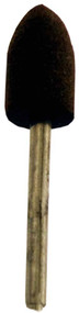 PREMOUNTED LEATHER "FLAME" - 3/8" DIA - 3/4" LONG :  ( Pack of  1 Pc )