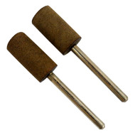 2Pc Leather Polishing Bullet Set on 1/8" Shank :  ( Pack of  1 Pc )