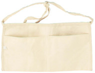 8" x 16" Waist Style Apron With Large Roomy Pockets And Long Waist Ties. :  ( Pack of  1 Pc )
