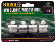 4 PIECE PACKAGE OF LOCKS FOR SLIDING WINDOWS :  ( Pack of  1 Pc )