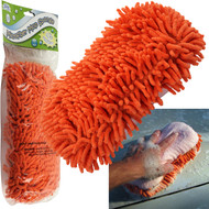 Clean at Last Microfiber Washing Sponge - Orange