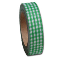 Maya Road Gingham Fabric Tape .59"X5yd-Leaf Green