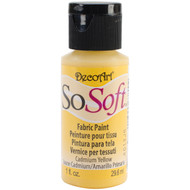 SoSoft Fabric Acrylic Paint 1oz-Cadmium Yellow