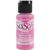 SoSoft Fabric Acrylic Paint 1oz-Fuchsia