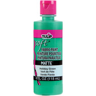 Tulip Soft Fabric Paint 4oz-Matte - Holiday Green