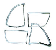Custom Chrome Tail Lamp Cover BMW X5 2000-2003