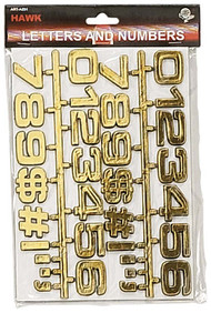 1" SELF-ADHESIVE NUMBER SET FOR SIGN MAKING :  ( Pack of  1 Pc )