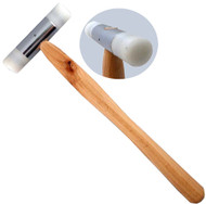 3/4" Plastic/Nylon Head Hammer With Solid Wood Handle :  ( Pack of  1 Pc )