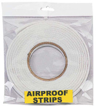 5.5 Yards x 3/8" Roll Of Self-Adhesive Felt Weather Stripping for Doors and Windows :  ( Pack of  1 Pc )