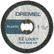 5 Piece Package Of Genuine Dremel Brand EZ Lock Cut-Off Wheels For Plastic :  ( Pack of  1 Pc )