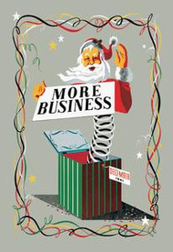 Jack-in-the-Box Santa (Fine art canvas print (12" x 18"))